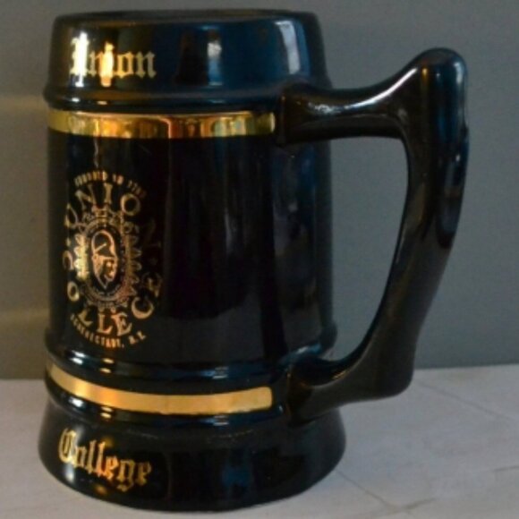 Vintage Union College Beer Stein Mug Schenectady NY Alumni Collectible - Picture 2 of 6